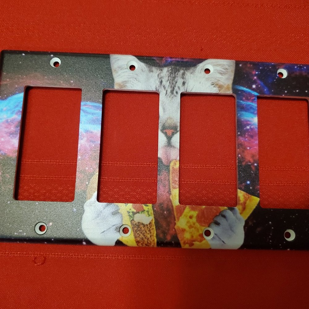 Cat galaxy oultet/light switch plate covers
